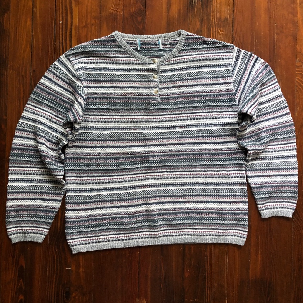 Vintage Cotton Cottagecore Grandma Sweater